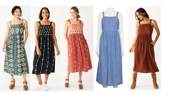 Kohls: Women's Sonoma Goods For Life® Cami Midi Dress $15.4 ($44 ...